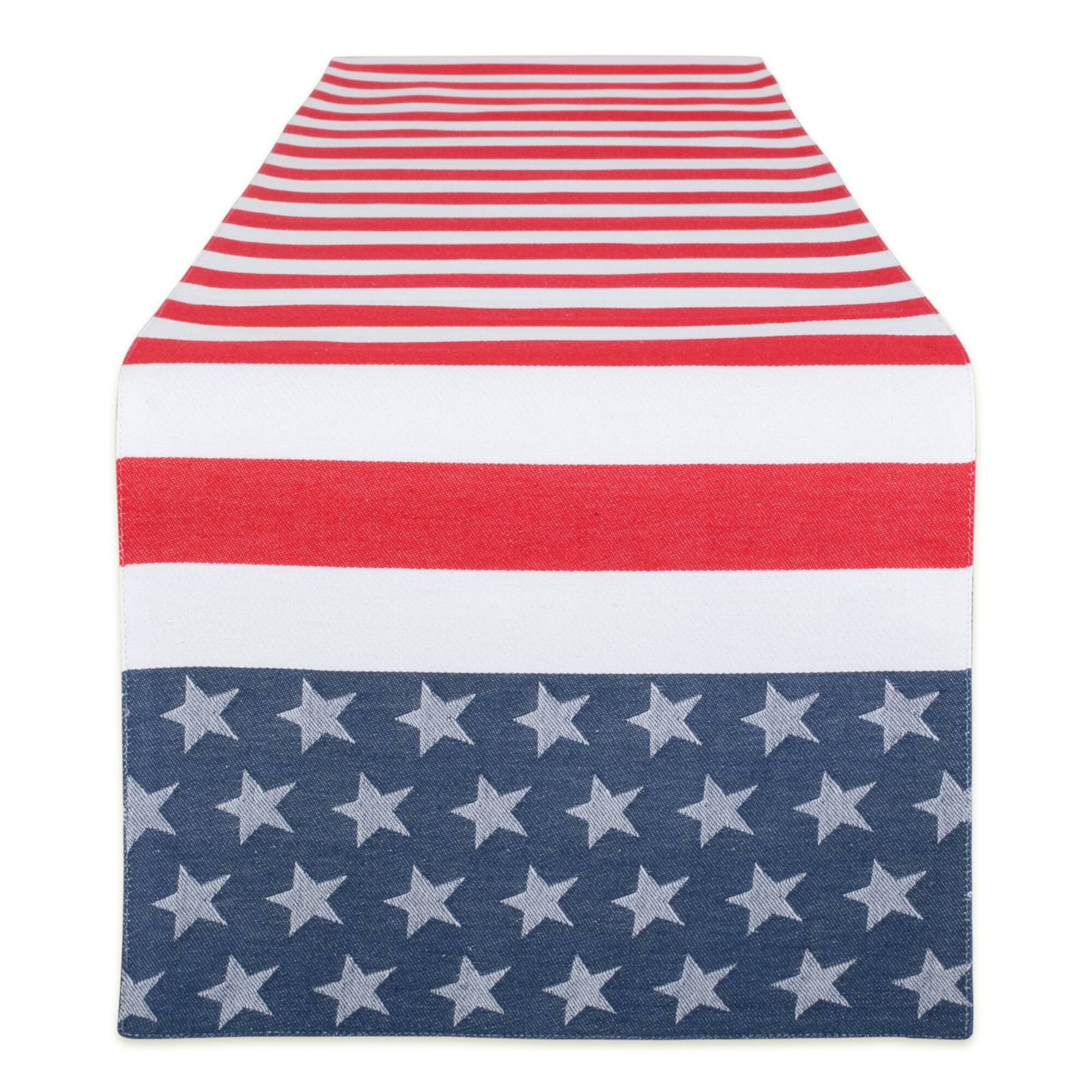 DII® 72" Stars & Stripes Table Runner